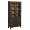 River Falls Bookcase with Glass Doors