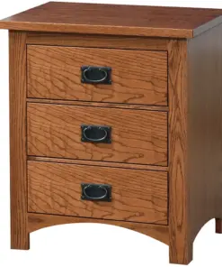 Siesta Mission 3 Drawer Nightstand