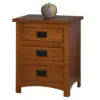 Michaels Mission 3 Drawer Nightstand