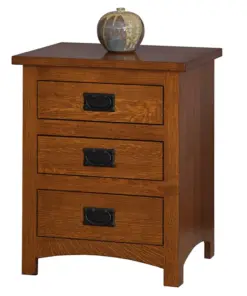 Michaels Mission 3 Drawer Nightstand