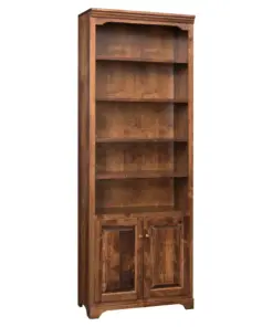 Kingston 84" Bookcase with Bottom Doors