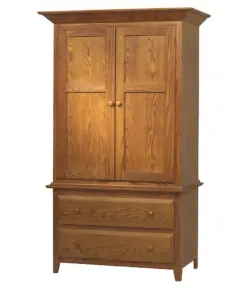 Shaker 2 Drawer Armoire