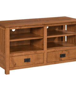 Mission Slat Plasma TV Console