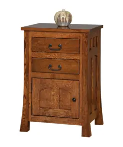Bridgeport Mission 2 Drawer 1 Door Nightstand