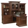 Lexington Partner Desk and 3 Piece Hutch