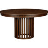 Cosmopolitan Loft 54" Round Dining Table with Skirt