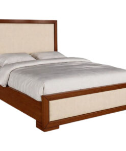 Metropolitan Queen Bed with Fabric Footboard