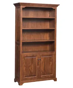 Kingston 72" Bookcase with Bottom Doors