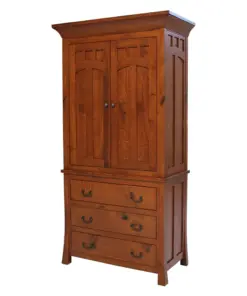 Bridgeport Mission 3 Drawer Armoire