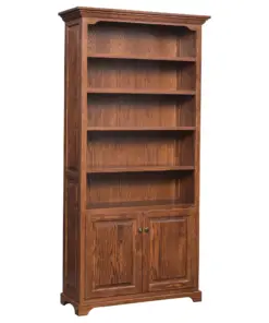 Kingston 84" Bookcase with Bottom Doors