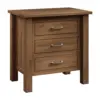 Lindholt Three Drawer Nightstand