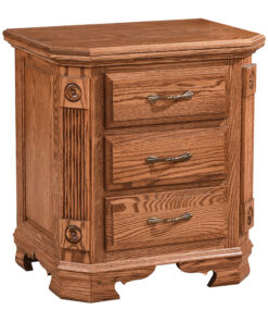 Southern Deluxe 3 Drawer Nightstand
