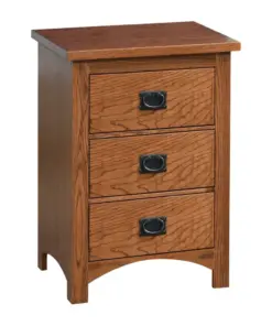 Siesta Mission 3 Drawer Nightstand